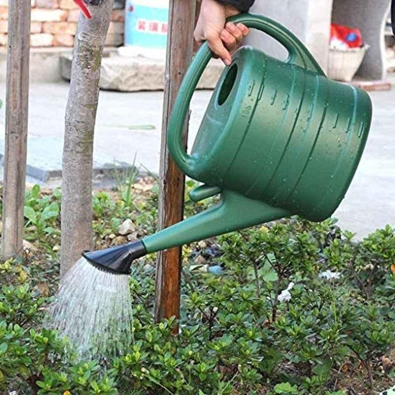 Watering Can 10 L, Large Capacity Watering Can, Detachable Nozzle Equipment, For Indoor, Outdoor, Garden Watering, Green