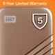 WD My Passport 500GB Gold External Solid State Drive, 619659185626