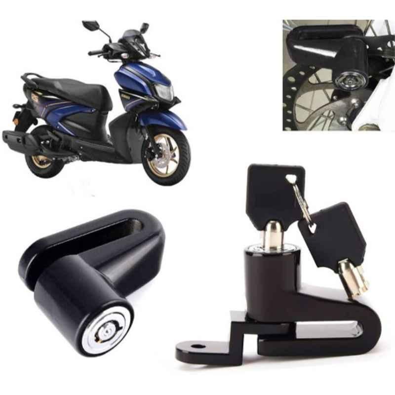Auto Pearl Steel Black Disc Brake Lock, Lock_825