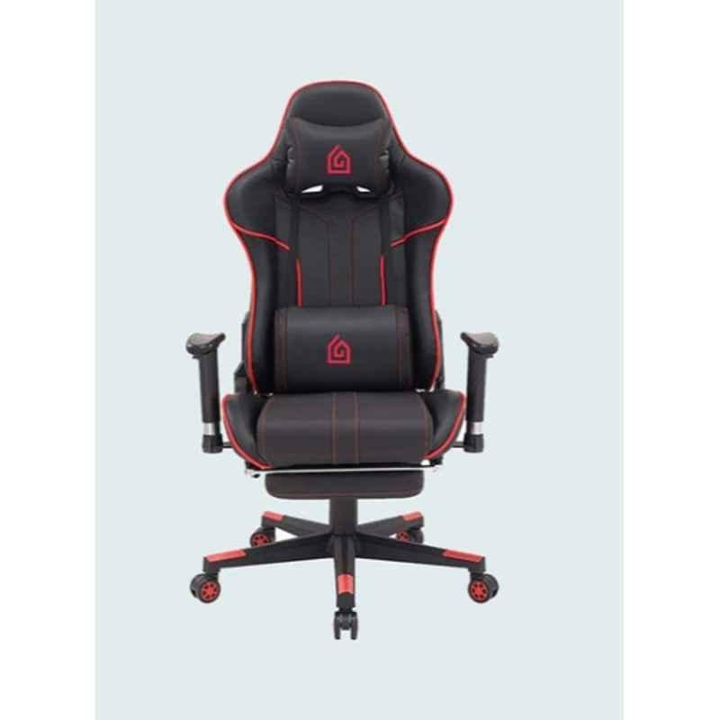 Karnak 12 kg 50x99x50cm PU Leather & Foam Black Adjustable Height with Headrest Ergonomic Gaming Chair, KOC854A57