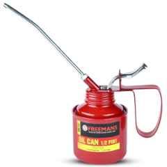 Freemans 1/2 Print 250cc Steel Red Powder Coated Oil Can, OC12