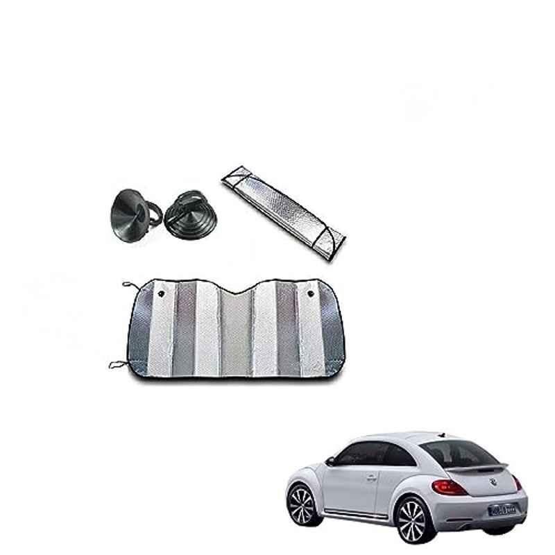 Kozdiko Aluminium Foil UV Protection Silver Windshield Sun Shade for Volkswagen Beetle