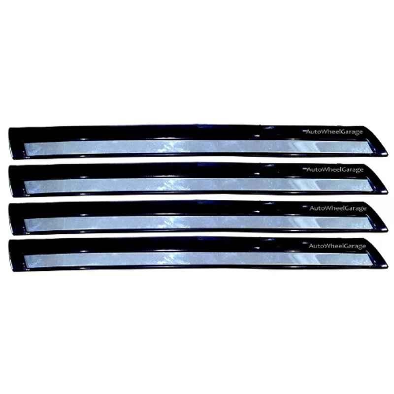 Hot Wheelz Bumper Protector Guard with Chrome Finish Ss Lining for Hyundai Terracan Set Of 4, HOT-KKRNSG