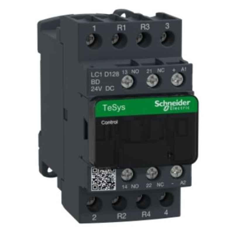 Schneider 25A 24 VDC 2NO+2NC 4 Pole Coil Contactor Coil, LC1D128BD