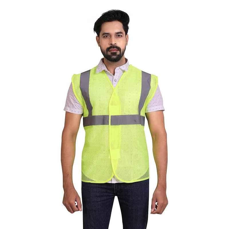 SitePro Surveyor's Safety Vest Lime, CLASS 2 23-750-FL