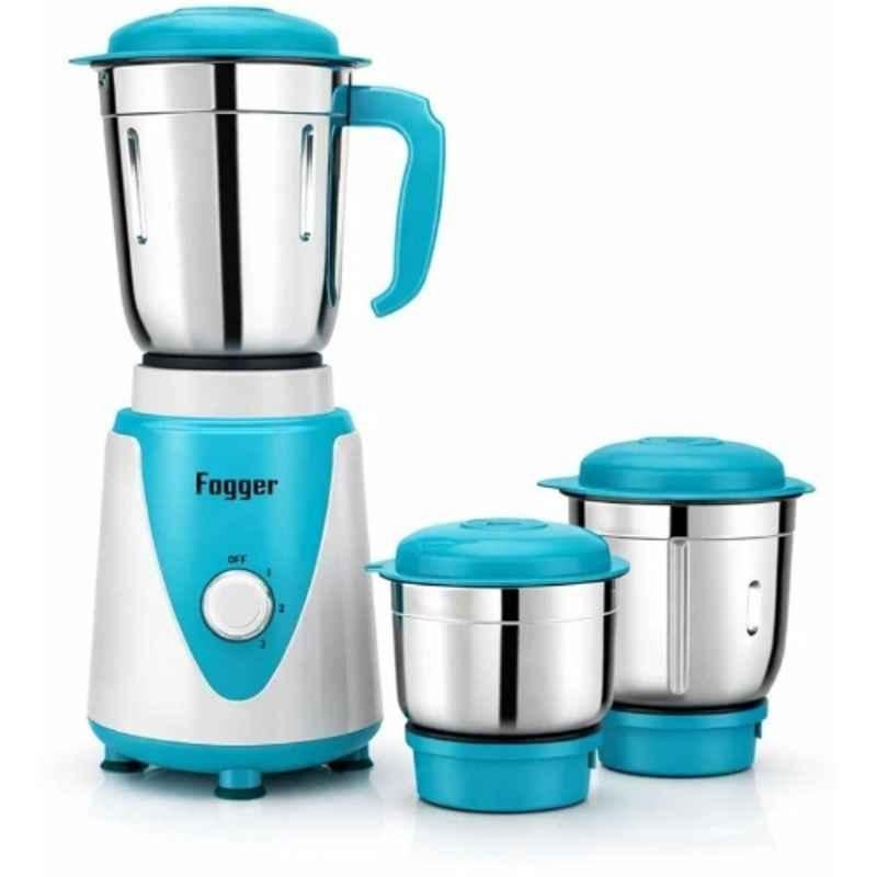 Fogger Pro Mixi 500W 22000rpm Plastic Blue Mixer Grinder with 3 Jars & 2 Years Warranty, POGO 3