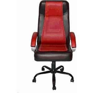 RM HOME Leather High Back Brown Executive Chair
