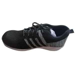 ArmaDuro AD1024 Grey & Black Knitted AirMix Sole Steel Toe Safety Shoes, Size: 11