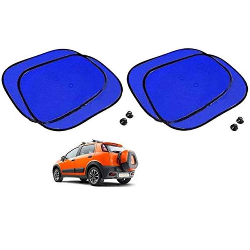 Kozdiko 4 Pcs Blue Chipkoo Car Window Sunshade Curtain Set for Fiat Avventura, koz_83026