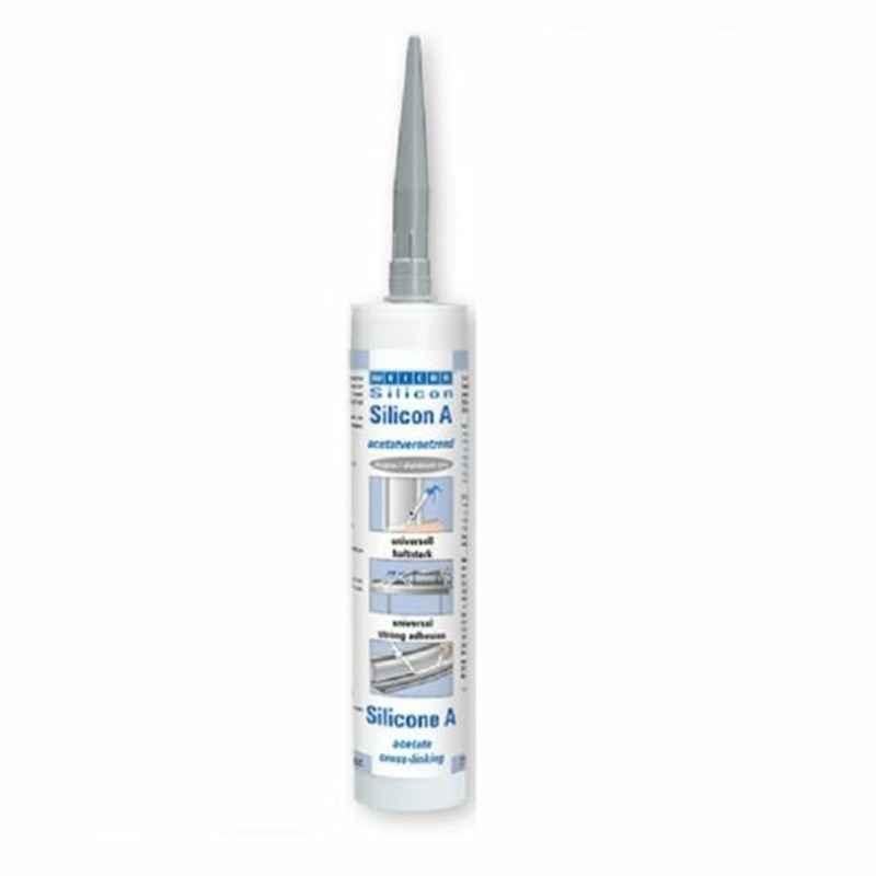 Weicon Adhesive And Sealant, W137473, Silicone A, Grey, 310ml