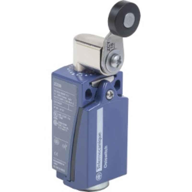 Schneider 1NC+1NO 2 Pole Thermoplastic Roller Lever Limit Switch, XCKD2118P16