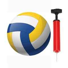 Sportivity CLASSIC Volleyball GOOD QUALITY with AIR Pump Volleyball, Size: 4 (Standard) (Pack of 2)