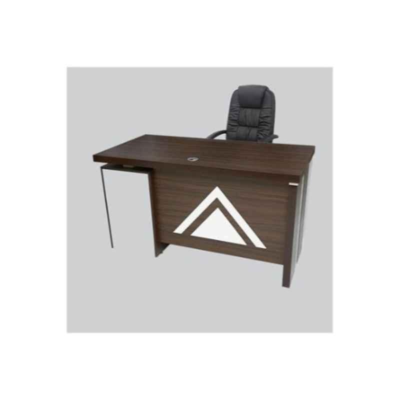 Karnak KDFT862 140x70x75cm Wooden White Executive Office Desk Table with Drawer