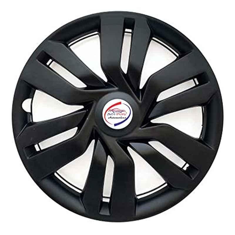 Auto Pearl 4 Pcs 15 inch Silver Universal Caps Wheel Cover Set for All Cars