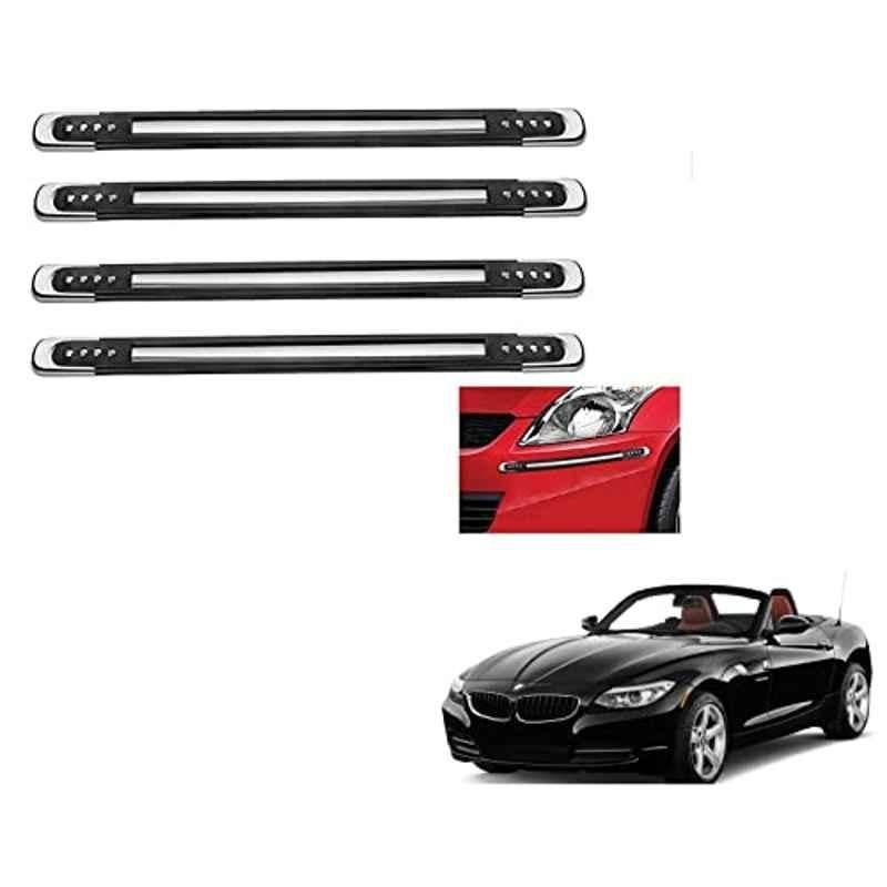 Kozdiko 4 Pcs Black Designer Car Bumper Protector Guard Set for BMW Z4