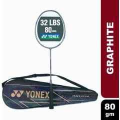 Yonex Astrox Attack 9 80g Grey Strung Badminton Racquet with Full Cover
