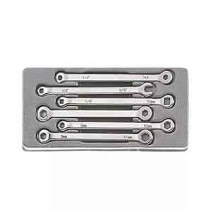 B K Jagan & Co 6 Pcs CrV Brake Spanner Hex & Square Drive Set