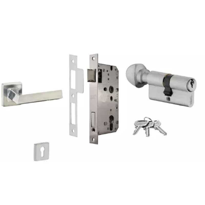 Dorset ML Series Fabio 60mm Stainless Steel Door Handle Lock Set with Knob & Key