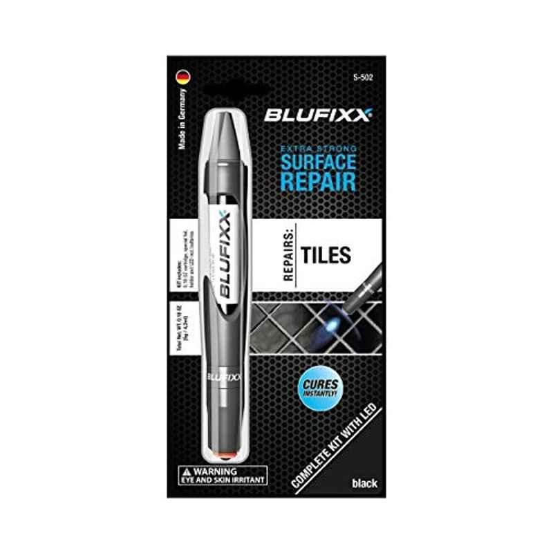 Blufixx Strong Surface Repair Kit For Tiles(Black) With Led Light