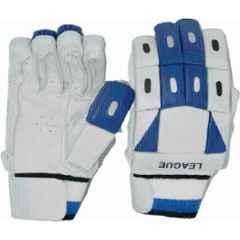 QUIT-X Cotton & Leather Multicolour Finger Cut Cricket Batting Gloves
