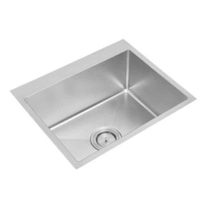 Anupam PS741SS 24x20 inch Stainless Steel Satin Finish Single Bowl Sink