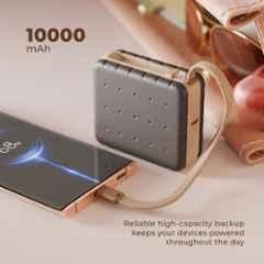 Zebronics EnergiTank 10R3 10000mAh Brown Power Bank