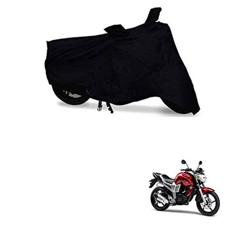 Kozdiko Matty Black Bike Body Cover for Yamaha FZ 16, koz_81349
