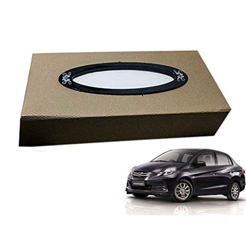 Kozdiko 200 Sheets 100 Pulls Beige Tissue Paper Box for Honda Amaze, kozd_7577