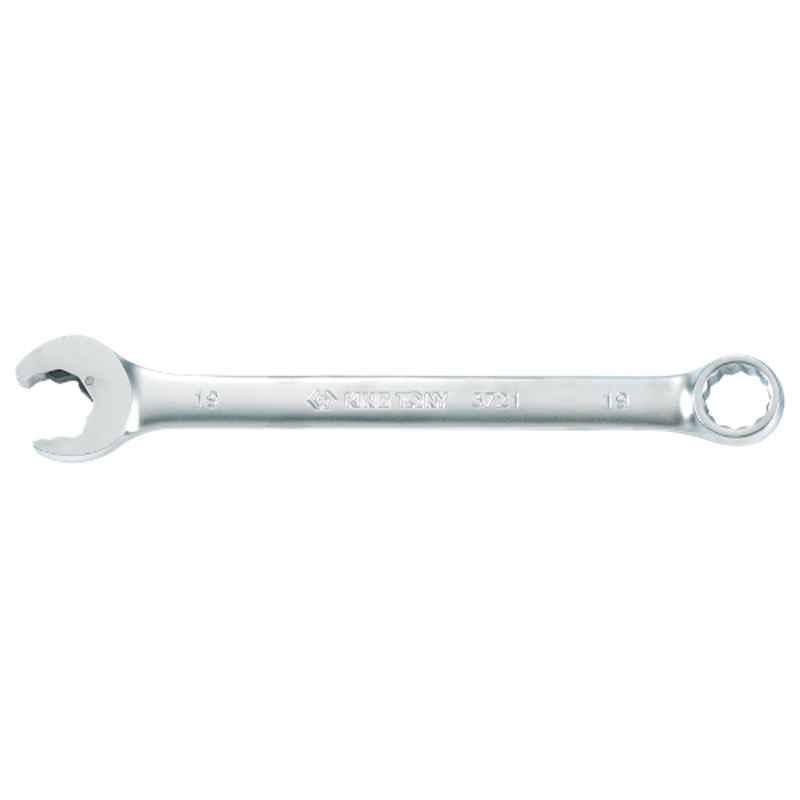 King Tony 11/16 inch Vanadium Alloy Steel Open Side Speed Wrench, 372122S