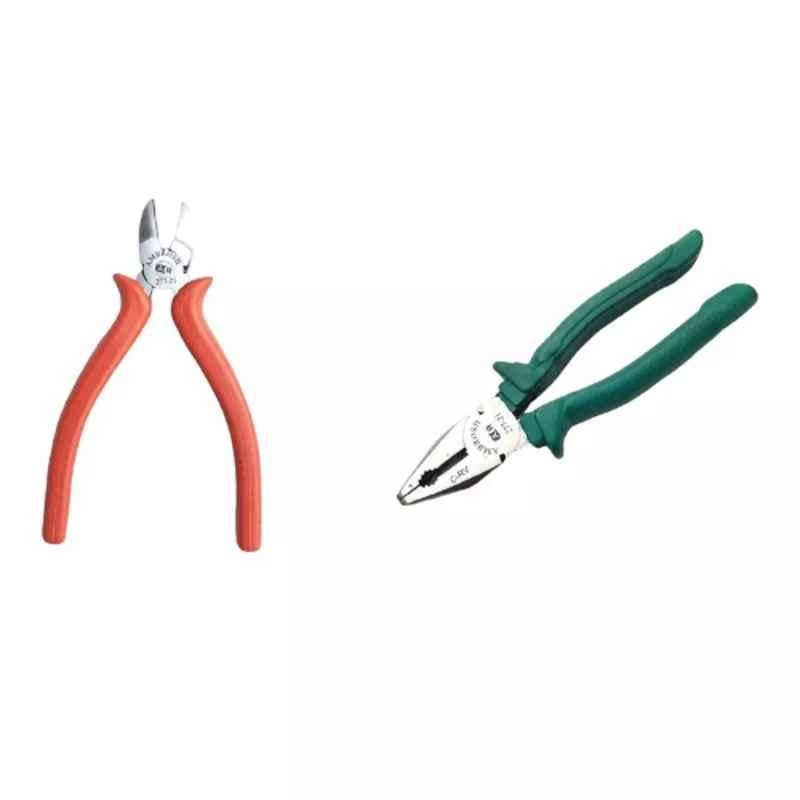 Sky Blue 2 Pcs 7.8 inch Lineman Plier Combo, SBE_PLIER_0260