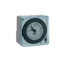 Hager 16A Quartz 1 Channel 1 Daily Dial 1 Module Electromechanical Time Switch, EHN011