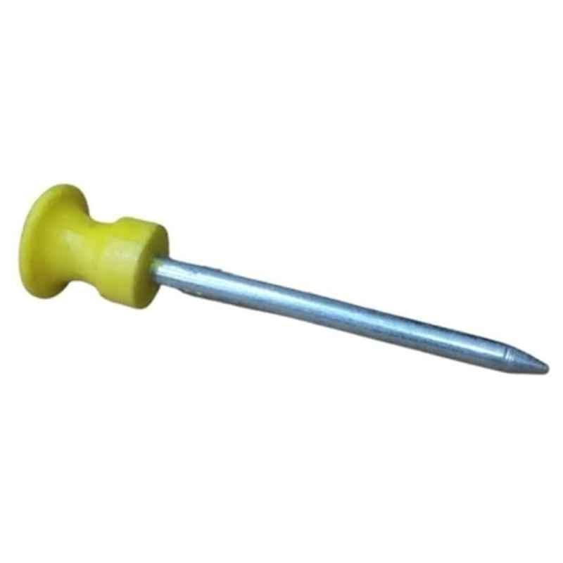 GYM24 Equipment Alloy Steel & Plastic Silver & Yellow Kecher Lock Pin