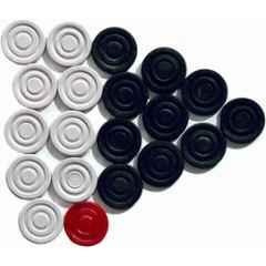 Matrica 3.18cm Plastic Carrom Coin (Pack of 20)