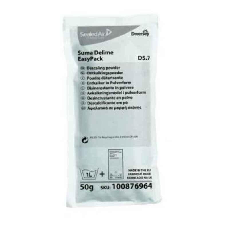 Diversey Suma Delime Easypack D5.7 50g Descaling Powder, 6140653 (Pack of 25)