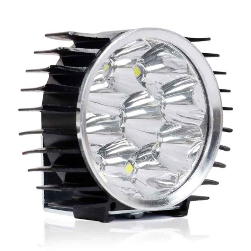 AllExtreme EX9LD01 9 LED 9W White Waterproof Fog Light with Heat Sink & Mounting Bracket
