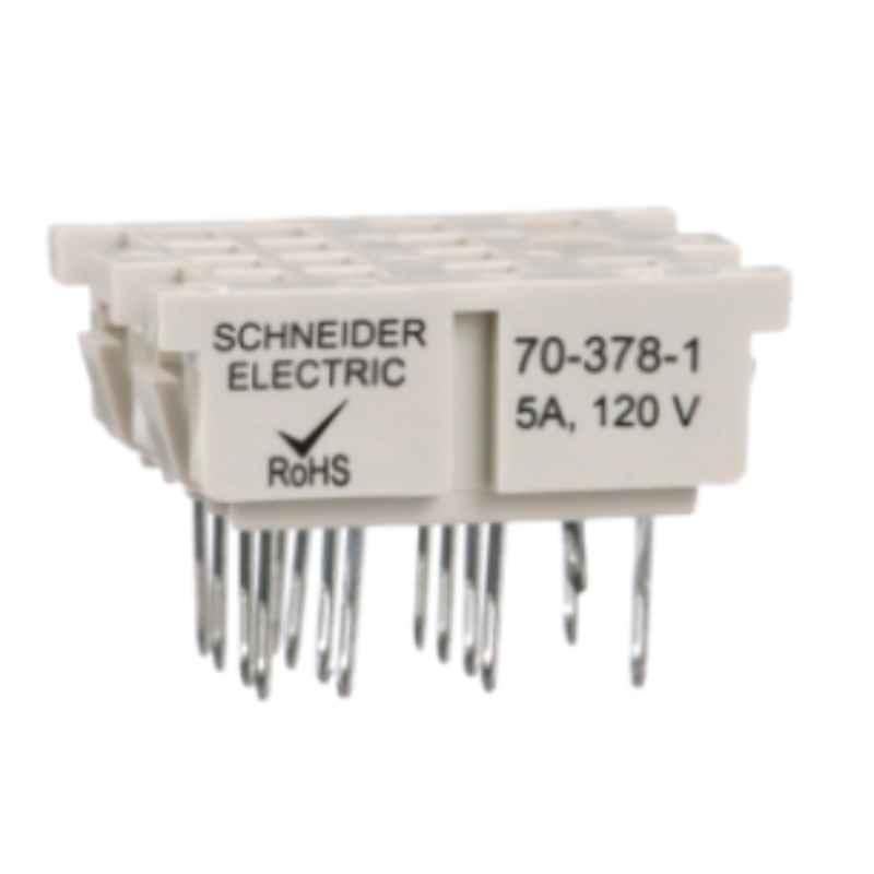 Schneider Harmony 5A 14 Pin Solder Terminals Socket, 70-378-1