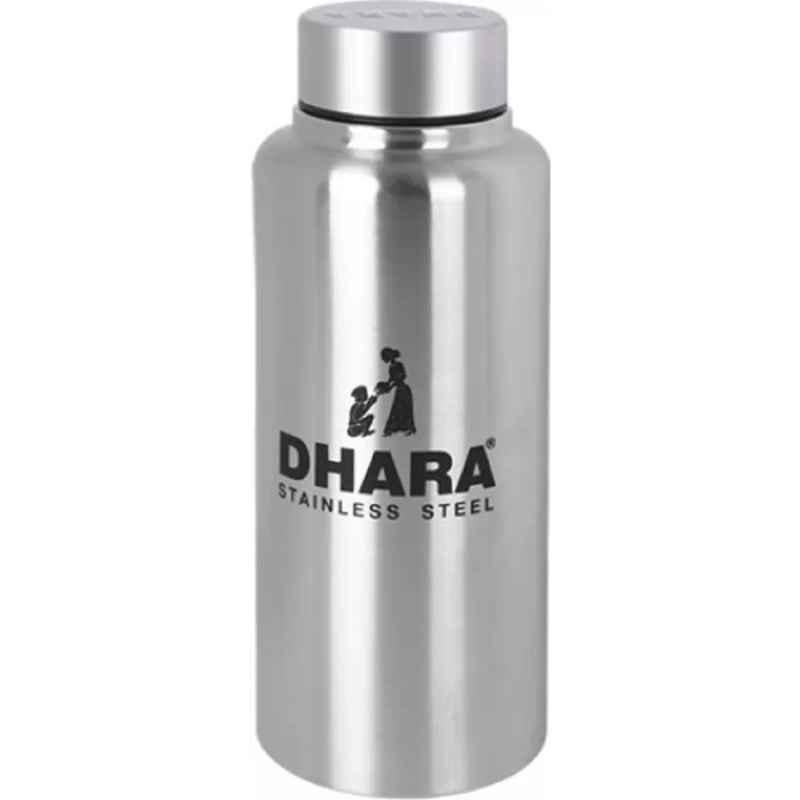 Dhara THUNDER 600ml Stainless Steel Silver Water Bottle, DBTH01