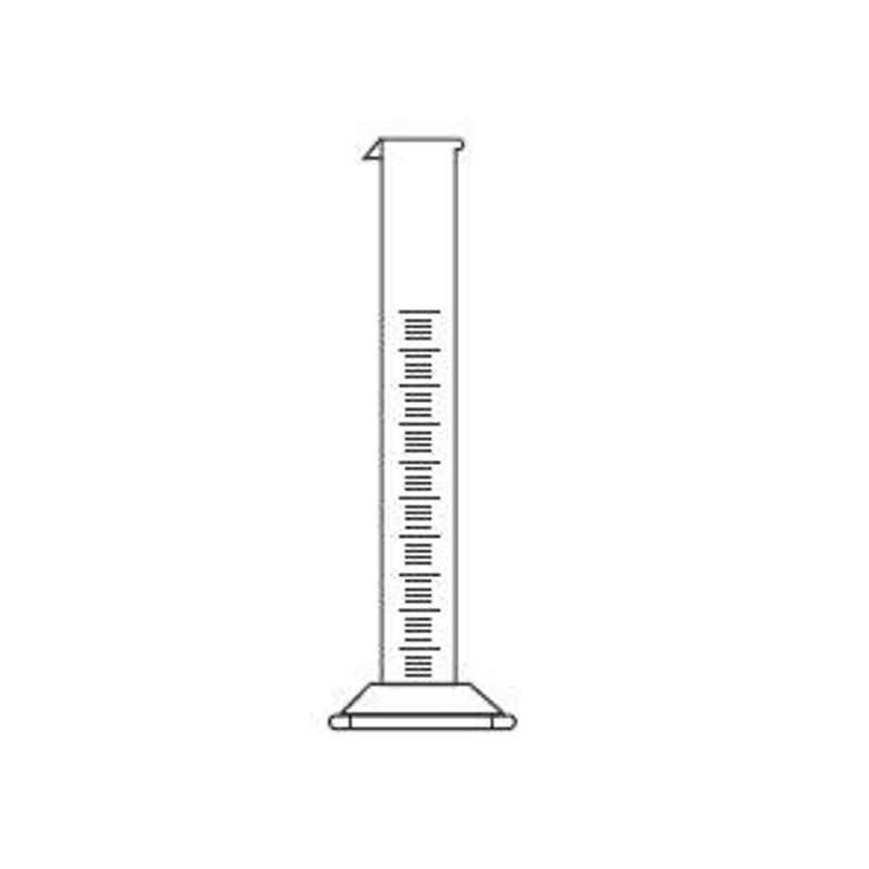 Axiva 1000ml Touff Round Base Measuring Cylinder, MCR1000 (Pack of 10)