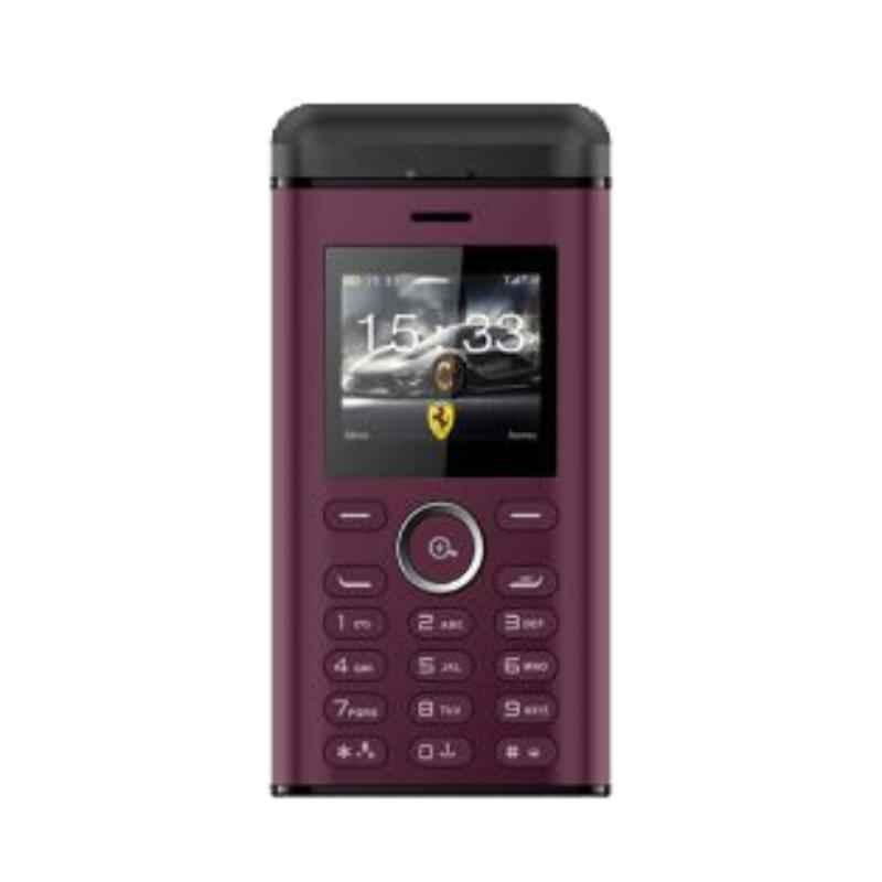 I Kall K45 Maroon Dual Sim Mobile Phone With Inbuilt BT Earpod & Power Bank (Pack of 5)