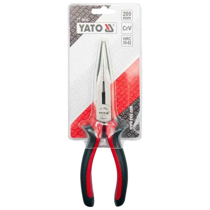 Yato 200mm Long Nose Pliers, YT-6604