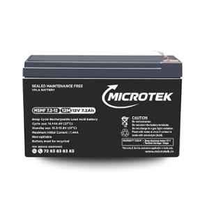 Microtek MSMF 7.2-12 12V 7.2Ah Sealed Maintenance Free VRLA Battery