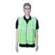 Rock 1 inch Cloth Type Green Reflective Safety Jacket, KL-1CG