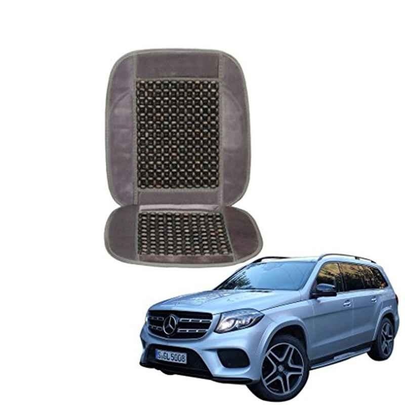 Kozdiko Wooden Beads Car Seat Cushion with Velvet Border for Mercedes Benz GLS-Class