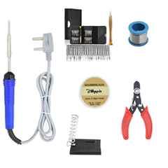 Hillgrove HGCM124 25W Electronic 6 in 1 Mobile Soldering Iron Equipment Tool Kit