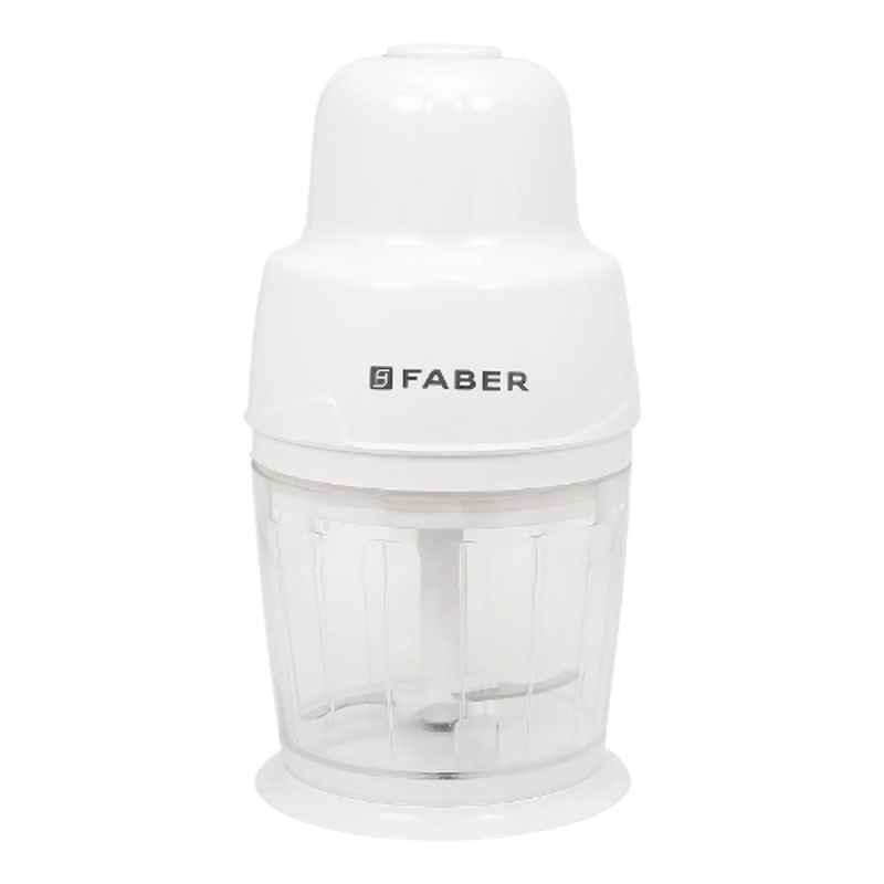 Faber DLX Pro 250W 500ml Plastic White Electric Pro Chopper with 2 Years Warranty, 131.0706.828