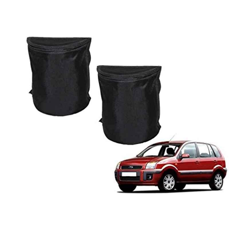 Kozdiko 2 Pcs Black Semi Cylindrical Car Dustbin Set for Ford Fusion