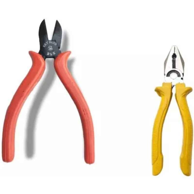 Sky Blue 2 Pcs 7.8 inch Groove Plier Combo, SBE_PLIER_COMBO_MOD_00607