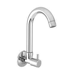 10X ST-T123 Brass Wall Mount Chrome Plate Kitchen Sink Tap