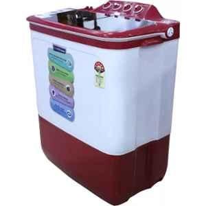 LLOYD by Havells 7.5kg 5 Star Plastic Maroon Top Load Semi Automatic Washing Machine, GLWMS75BDMEL