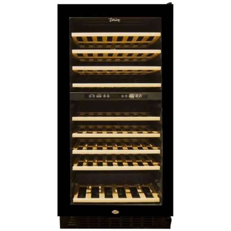 Terim 46 Bottles Black Wine Cooler, TERBC50DZ